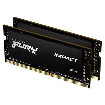 Kingston Fury Impact SO-DIMM DDR4 3200MHz 64GB 2x32GB CL20 Negro Kingston Fury Impact SO-DIMM DDR4 3200MHz 64GB 2x32GB CL20 Negro