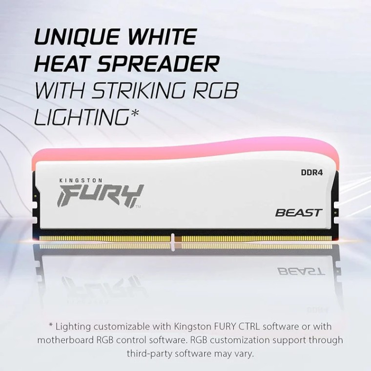 Kingston FURY Beast Blanco Special Edition DDR4 3600 MHz 32GB 2x16GB CL18