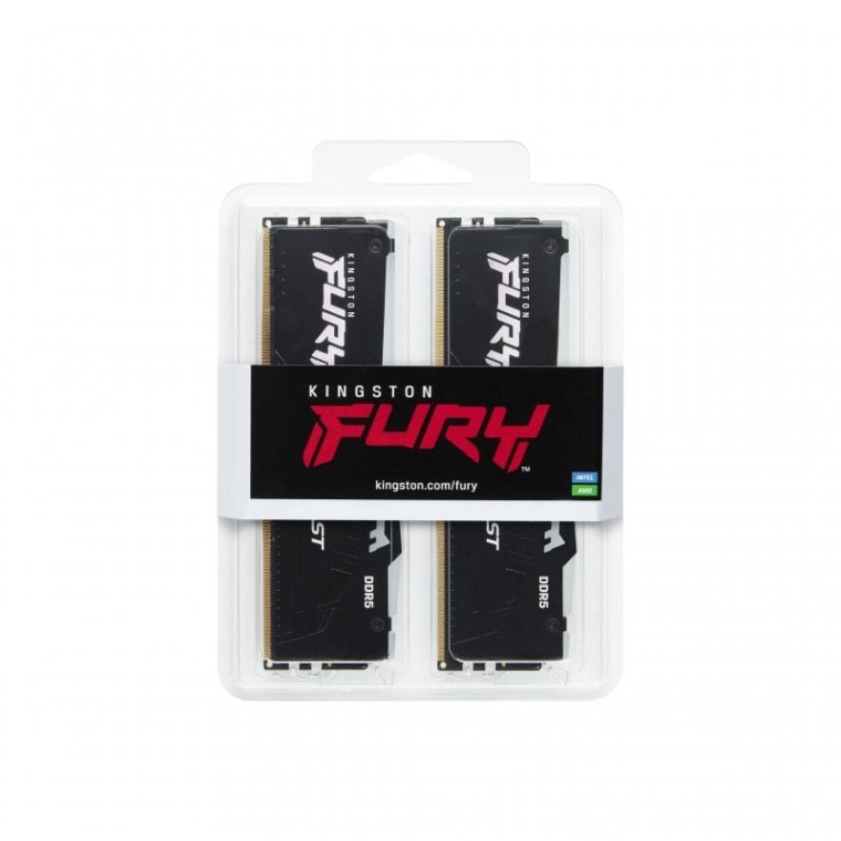 Kingston FURY Beast RGB DDR5 4800MHz 16GB 2x8GB CL38