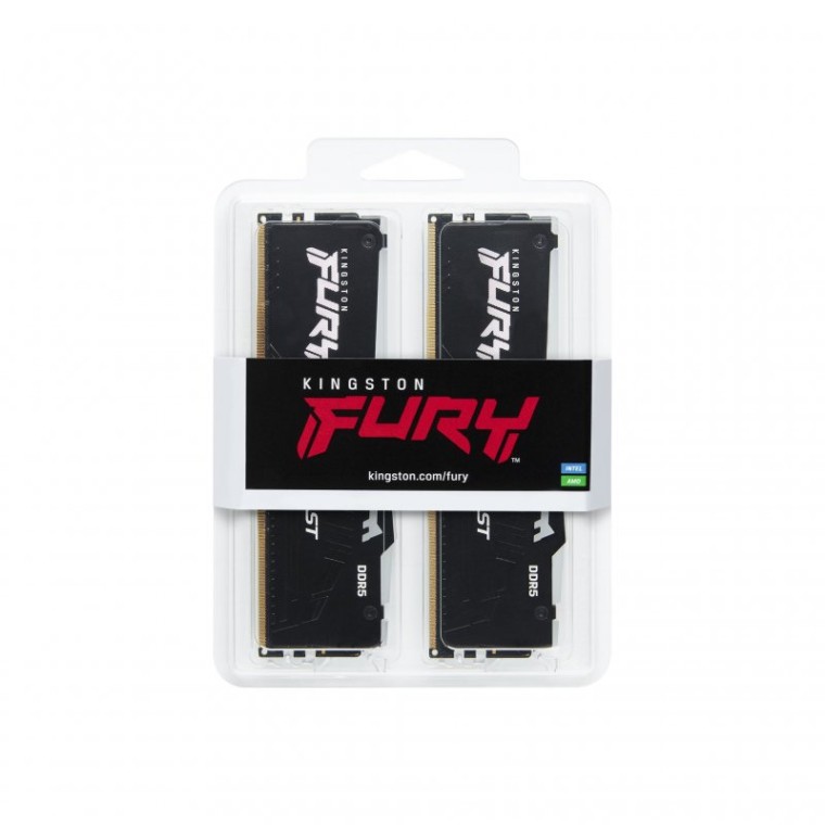 Kingston FURY Beast RGB DDR5 4800MHz 32GB 2x16GB CL38