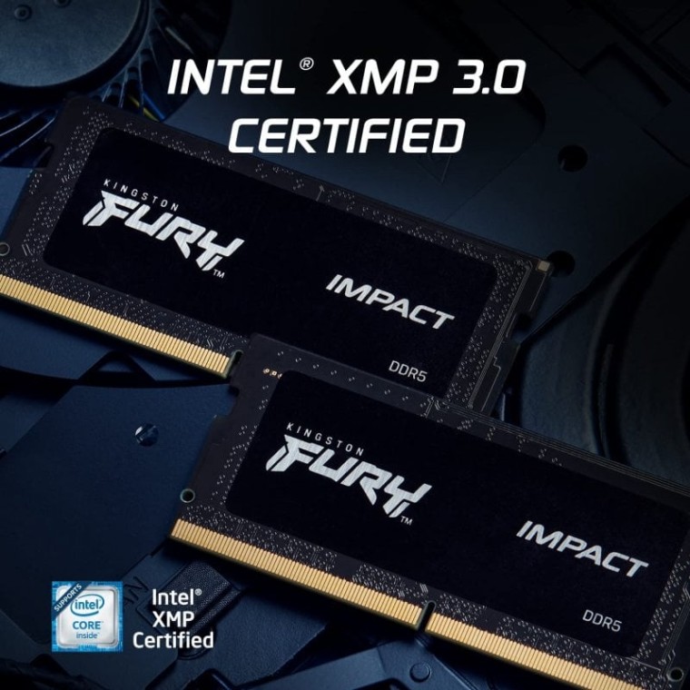 Kingston FURY Impact SO-DIMM DDR5 4800MHz 16GB 2x8GB CL38