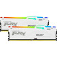 Kingston FURY Beast RGB White DDR5 5600MHz 64GB 2x32GB CL36 Kingston FURY Beast RGB White DDR5 5600MHz 64GB 2x32GB CL36