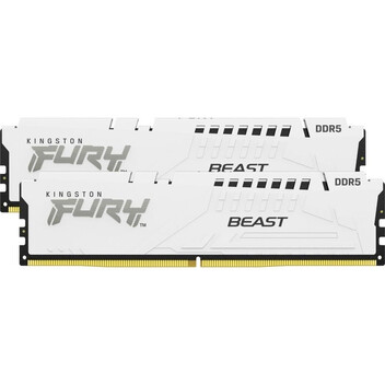 Kingston FURY Beast White DDR5 5600MHz 32GB 2x16GB CL36 Kingston FURY Beast White DDR5 5600MHz 32GB 2x16GB CL36