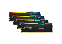 Kingston FURY Beast RGB DDR5 5600MHz 128GB 4x32GB CL40