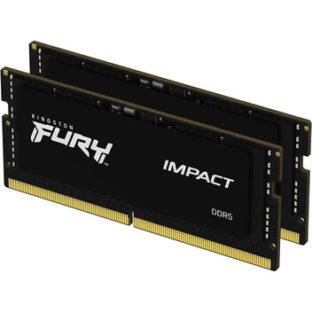 Kingston FURY Impact SO-DIMM DDR5 5600MHz 32GB 2x16 GB CL40 Kingston FURY Impact SO-DIMM DDR5 5600MHz 32GB 2x16 GB CL40