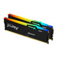 Memoria RAM Kingston 32GB DDR5 6000MHz FURY Beast RGB CL30 (2x16GB) Negro