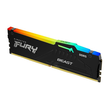 Memoria RAM Kingston 32GB DDR5 6000MT/s FURY Beast RGB Memoria RAM Kingston 32GB DDR5 6000MT/s FURY Beast RGB