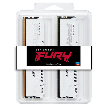 Memoria RAM Kingston FURY Beast DDR5 6000MHz 32GB 2x16GB CL36 AMD EXPO Blanca