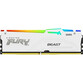Memoria RAM Kingston FURY Beast RGB White DDR5 6000MHz 32GB CL36 Memoria RAM Kingston FURY Beast RGB White DDR5 6000MHz 32GB CL36