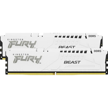 Kingston FURY Beast White DDR5 6000MHz 64GB 2x32GB CL36 Kingston FURY Beast White DDR5 6000MHz 64GB 2x32GB CL36