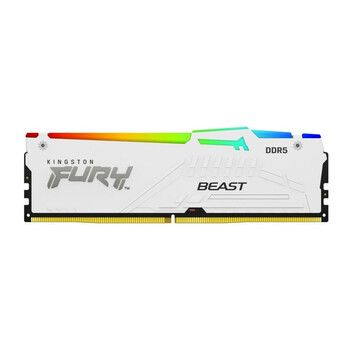 Memoria RAM Kingston 32GB DDR5 6400MT/s FURY Beast White RGB EXPO (2x16GB)