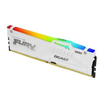 Memoria RAM Kingston 64GB DDR5 6400MT/s FURY Beast White RGB EXPO (Kit 2x32GB)