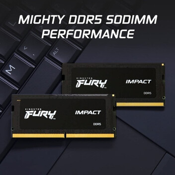 Memoria RAM Kingston FURY Impact SO-DIMM DDR5 6400MHz 32 GB 2x16GB CL38 Memoria RAM Kingston FURY Impact SO-DIMM DDR5 6400MHz 32 GB 2x16GB CL38