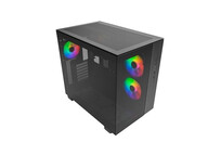 Torre PC Chasis Montech KING 65 PRO ARGB Black ATX Ventilación Premium Triple Ventilador