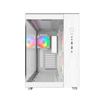 Torre PC Torre Montech KING 65 PRO Blanco ATX ARGB 2x140mm 1x120mm SSD 2.5″ HDD 3.5″ Torre PC Torre Montech KING 65 PRO Blanco ATX ARGB 2x140mm 1x120mm SSD 2.5″ HDD 3.5″