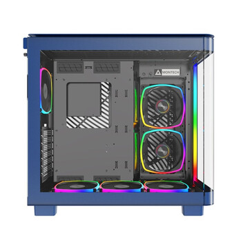 Torre PC Montech KING 95 PRO Cristal Templado USB 3.2 Azul