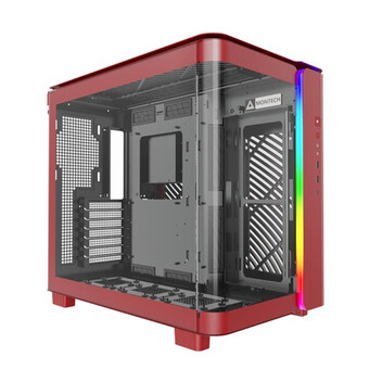 Torre PC Montech KING 95 Cristal Templado USB 3.2 Rojo Torre PC Montech KING 95 Cristal Templado USB 3.2 Rojo