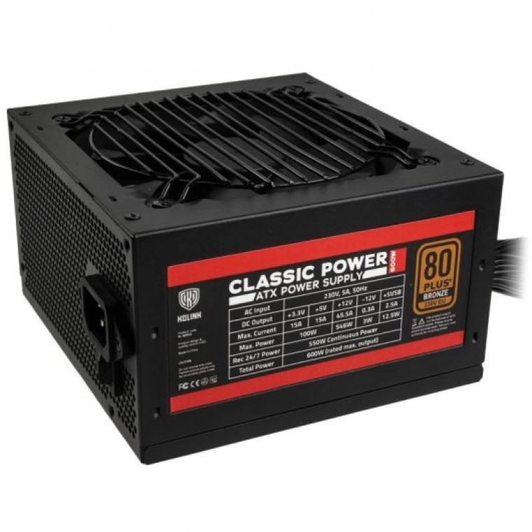 Kolink Classic Power 600W 80 Plus Bronze