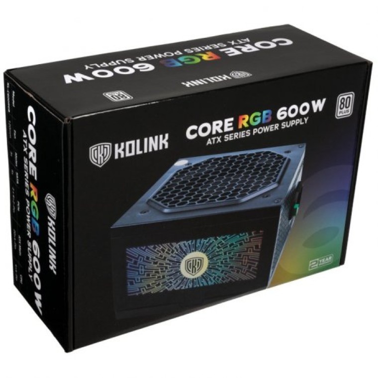 Kolink Core RGB 600W 80 Plus