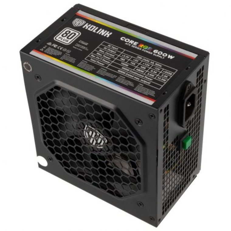 Kolink Core RGB 600W 80 Plus