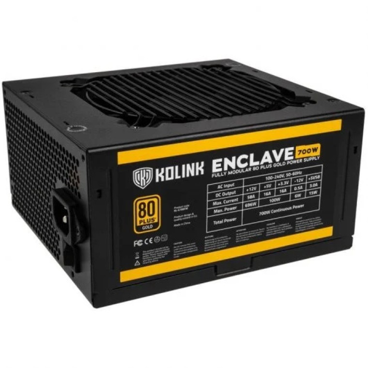 Kolink Enclave 700W 80 Plus Gold Modular