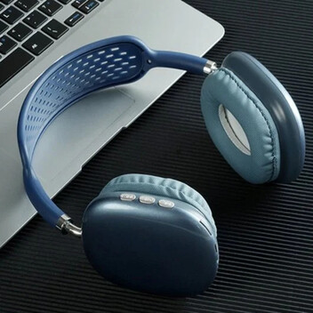 Klack KP9 Auriculares Inalámbricos Bluetooth Sonido Alta Calidad HiFi Azul
