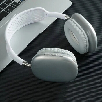 Klack KP9 Auriculares Inalámbricos Bluetooth Sonido Alta Calidad HiFi Blanco