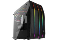 Aerocool Klaw RGB Cristal Templado USB 3.0 Negra