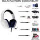 The G-Lab Korp Cobalt Auriculares Gaming Multiplataforma Blanco