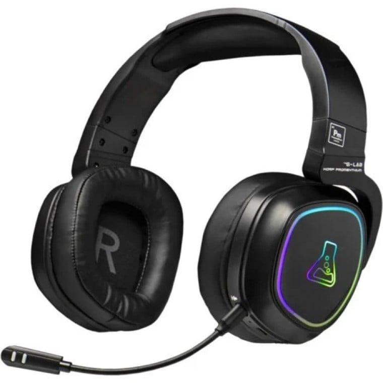 The G-Lab Korp Promenthium Auriculares Gaming Inalámbricos RGB para PS5/PC