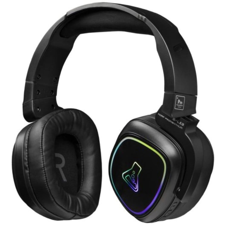 The G-Lab Korp Promenthium Auriculares Gaming Inalámbricos RGB para PS5/PC