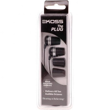 Koss Plug Classic Auriculares con Cable Negros Koss Plug Classic Auriculares con Cable Negros