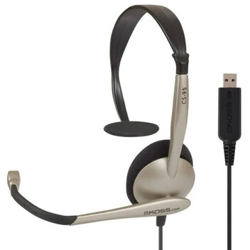 Koss CS95 USB Auricular con Micrófono Beige