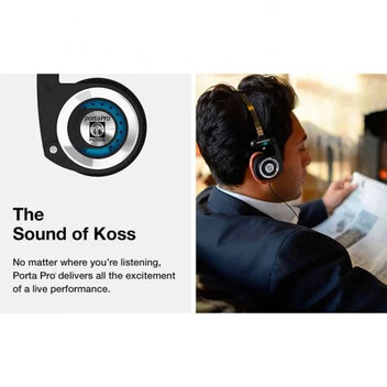 Koss Porta Pro Auriculares con Micrófono Negros Koss Porta Pro Auriculares con Micrófono Negros