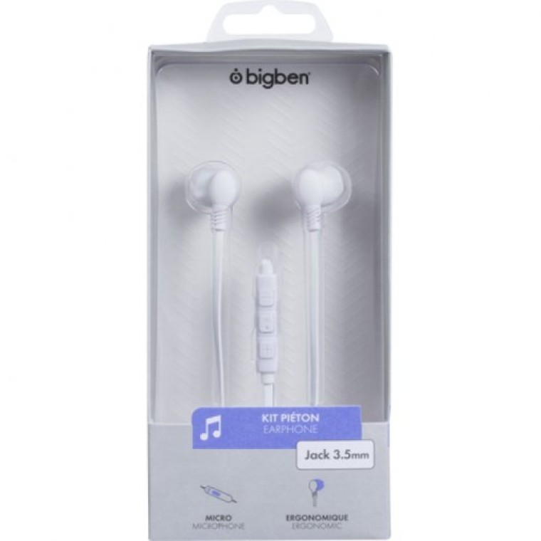 BigBen Connected KPBOUTONW Auriculares Blancos