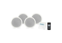 Fonestar KS-064 Kit de Audio Amplificador de Pared + 4 Altavoces de Techo