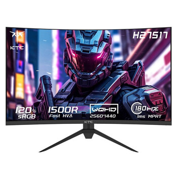 Monitor KTC H27S17 27" LED QHD 180Hz FreeSync Premium Curvo Monitor KTC H27S17 27" LED QHD 180Hz FreeSync Premium Curvo