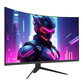 KTC H32S17F Monitor Gaming 32" FullHD 240Hz Curvo FreeSync/G-Sync