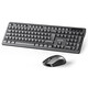 Teclado de membrana inalámbrico Vention KTD Layout ES combo con ratón 2.4GHz negro