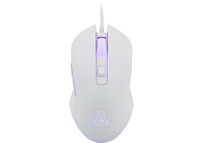 The G-Lab Kult Helium Ratón Gaming RGB 6400DPI Blanco