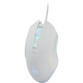 The G-Lab Kult Helium Ratón Gaming RGB 6400DPI Blanco