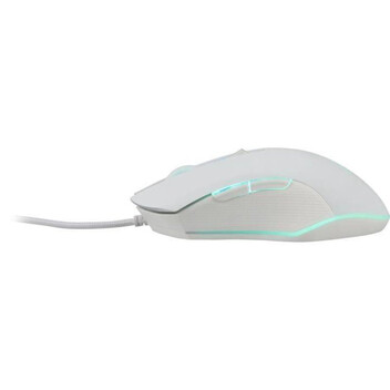 The G-Lab Kult Helium Ratón Gaming RGB 6400DPI Blanco