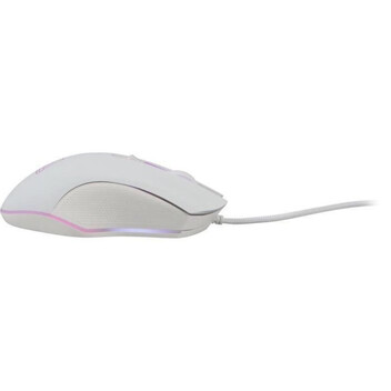 The G-Lab Kult Helium Ratón Gaming RGB 6400DPI Blanco