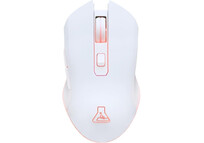 The G-Lab Kult Helium WL Ratón Gaming Inalámbrico RGB 6400 DPI Blanco