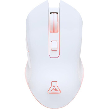 The G-Lab Kult Helium WL Ratón Gaming Inalámbrico RGB 6400 DPI Blanco