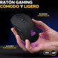 The G-Lab Kult Krypton Ratón Gaming Inalámbrico 6400DPI Negro