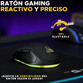 The G-Lab Kult Krypton Ratón Gaming Inalámbrico 6400DPI Negro