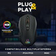 The G-Lab Kult Krypton Ratón Gaming Inalámbrico 6400DPI Negro