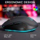 The G-lab KULT-NEON Ratón Gaming RF Inalámbrico RGB 2400 DPI Negro