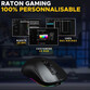 The G-Lab Kult Titanium Ratón Gaming Inalámbrico 12000DPI Negro